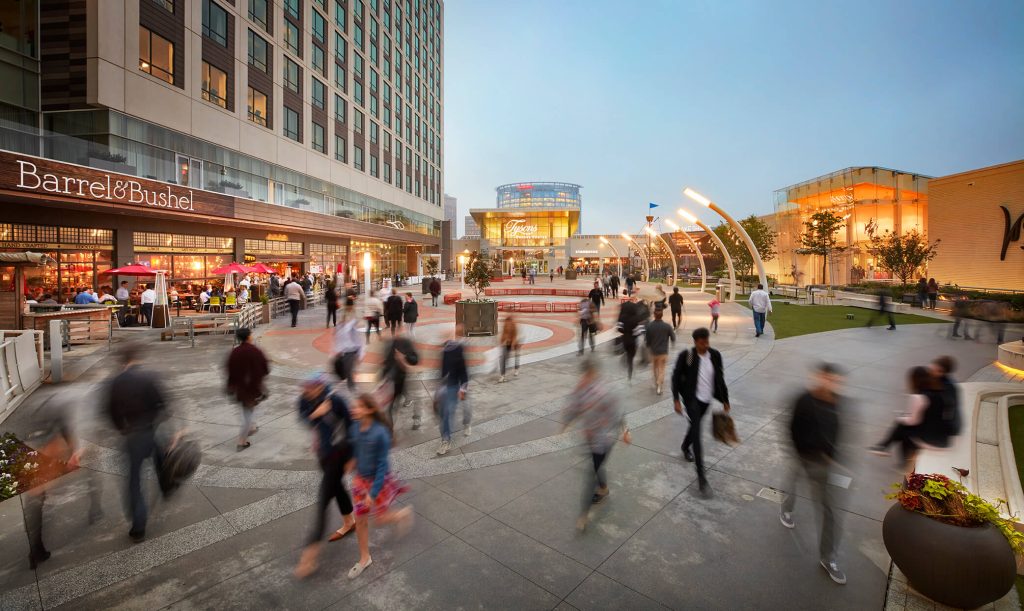 Tysons Corner shopping area.