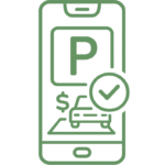Self Parking Icon for Retail Parking Management.